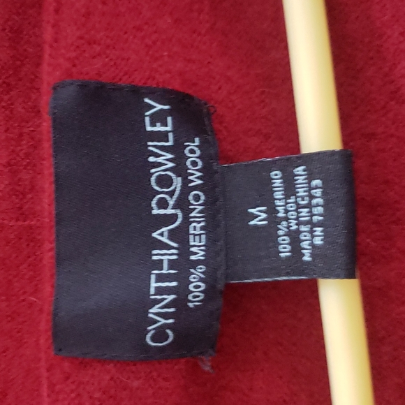 Cynthia Rowley merino wool open cardigan M (fits like S) - Picture 3 of 4